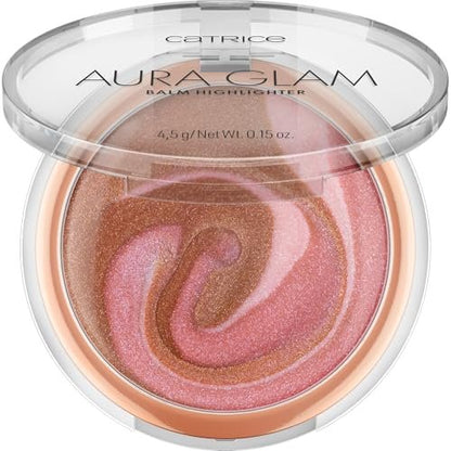 Catrice Aura Glam Highlighter Balm – Cremiger, leichter Luminizer für aufbaubaren Glanz | Rosiges Pink & Warmes Bronze | Vegan & Tierversuchsfrei
