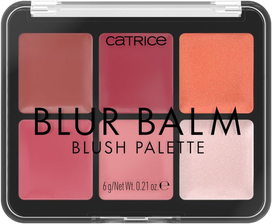 Catrice Blur Balm Blush Palette | 6-in-1 Rouge & Highlighter Make-up | Balm-to-Powder Formel | Vegan & Tierversuchsfrei