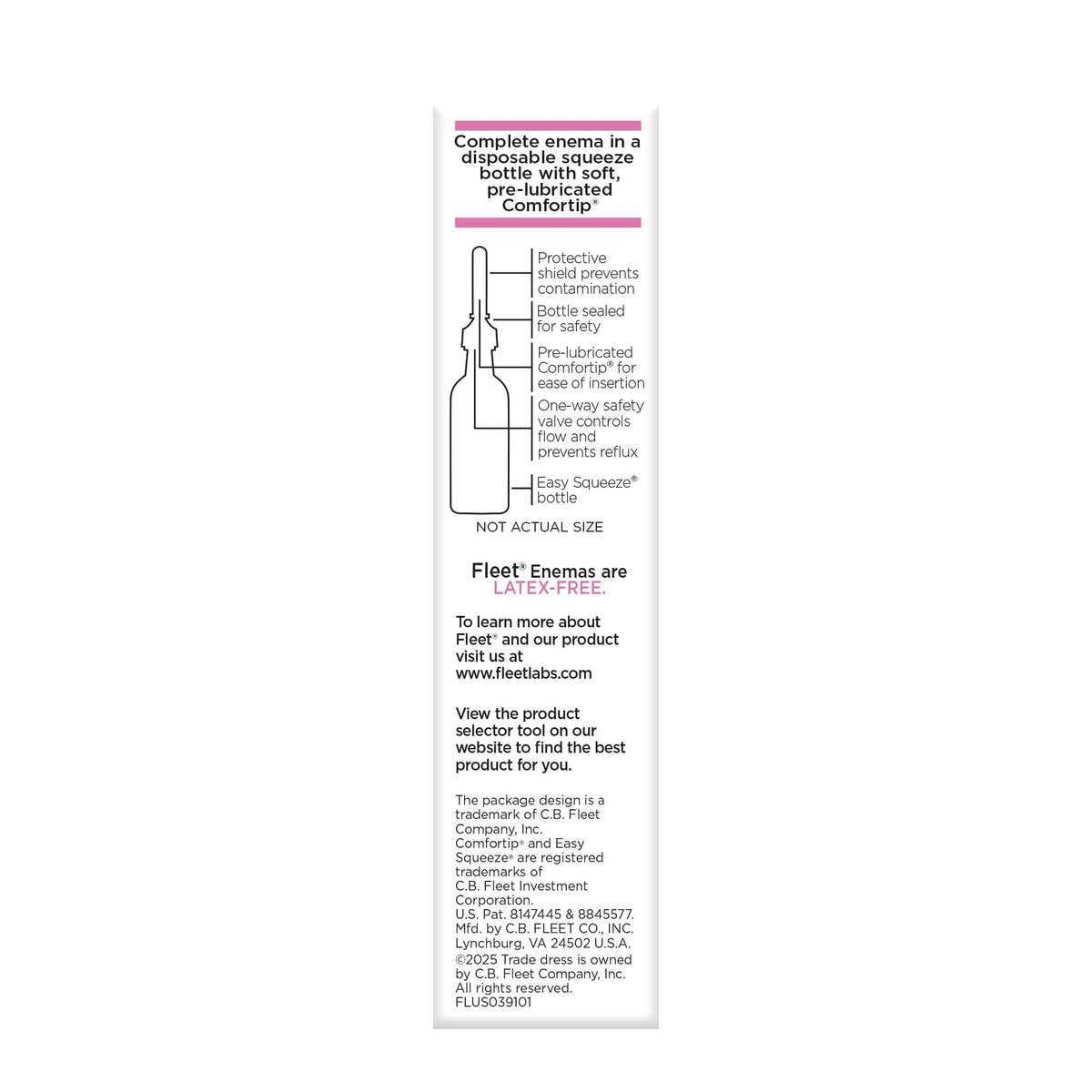 Fleet Laxativum Bisacodyl Einlauf bei Verstopfung bei Erwachsenen, 1,25 fl oz, 1 Flasche
