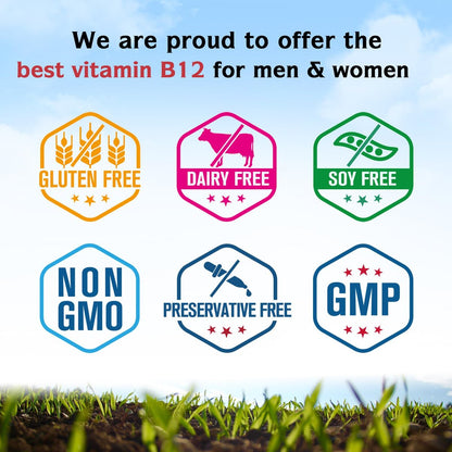 Innate Vitality Vitamin B12 1000mcg – Sublingual Methylcobalamin, für Energiestoffwechsel, geistige Klarheit, Nervensystem, Pfirsichgeschmack, zuckerfrei, 90 schnell lösliche Tabletten