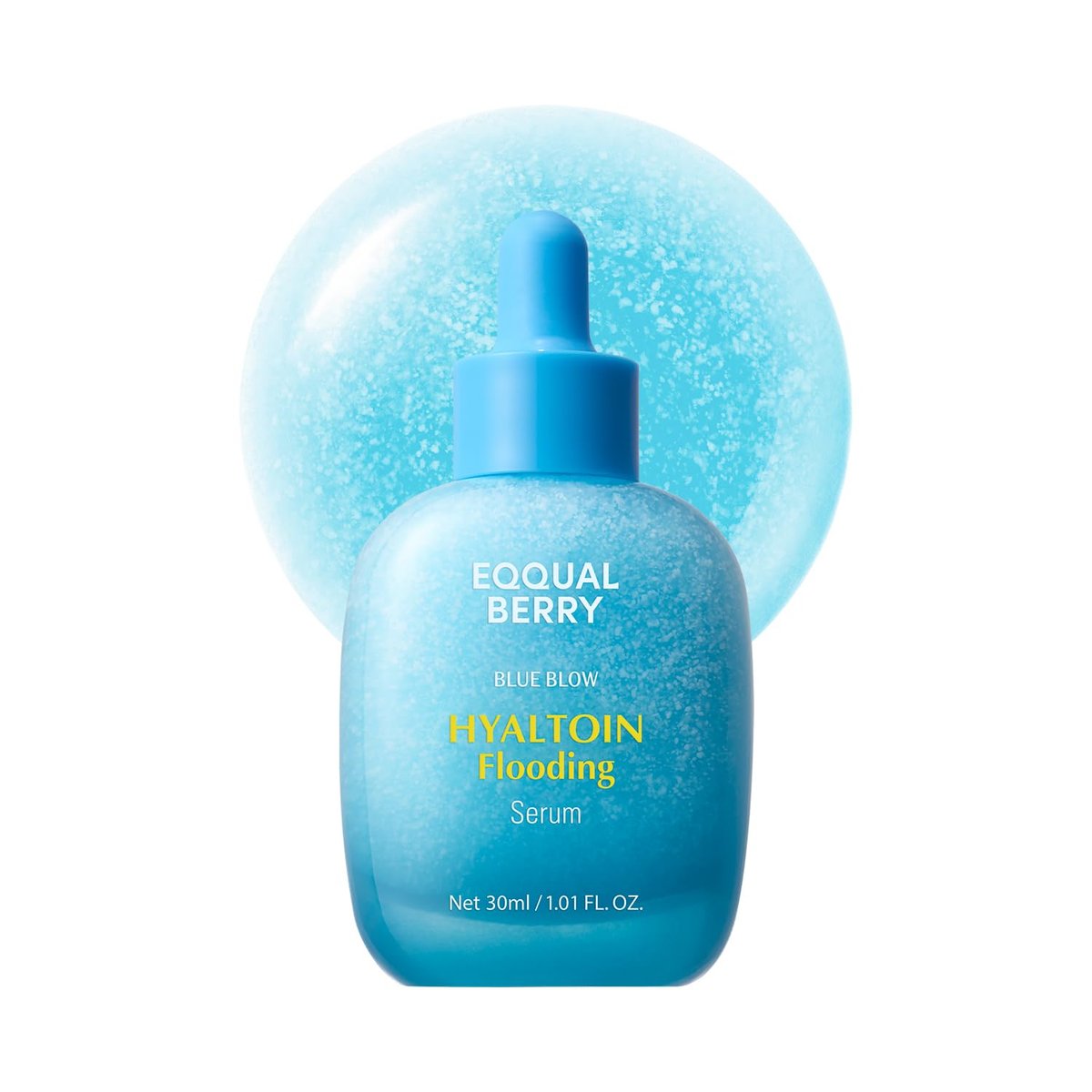 EQQUALBERRY Hyaltoin Flooding Smoothie Serum – Feuchtigkeitsspendendes koreanisches Serum mit 11 Hyaluronsäuren, Ectoin & Gletscherwasser, Barriere-stärkend mit 5 Ceramiden, frischer Glanz (30 ml)
