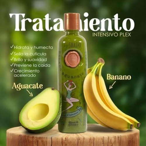 RITUAL BOTANICO KIT2 - Akzelerator für Haarwachstum & Ultrarepair S.O.S. Shampoo mit Rosmarin + Intensivbehandlung PLEX mit Banane & Avocado 100% kolumbianisch
