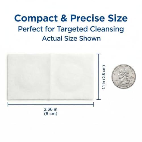ForPro Alcohol Prep Pads, 200 Stück sterile Alkoholtupfer einzeln verpackt, 70% Isopropyl, mittelgroße 2-lagige medizinische Antiseptiktupfer, latexfrei, Erste Hilfe & Injektionsvorbereitung, gamma-sterilisiert