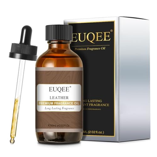 EUQEE Amber Romance Duftöle – 60 ml Essential Oil für Diffuser, Kerzenherstellung, DIY Seife mit Glaspipette