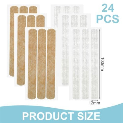 Wundverschlussstreifen 24 Stück Steri Skin Closures - Atmungsaktive Wundpflaster, Nahtfreie Wundreparatur, 12x100 mm