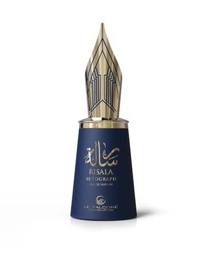 Le Falcone Risala Autograph Eau de Parfum 100 ml – Unisexe Signaturduft mit Limette, Kokos, Leder & Ambra – langanhaltender Luxus