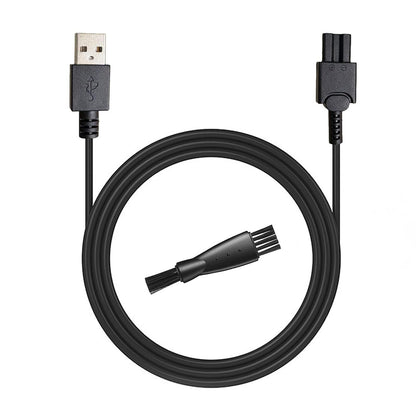 OLOV Ersatz-Ladegerät für OLOV Trimmer YH-7280, UL-zertifiziertes Netzteil für Elektrorasierer, 1 m Kabel, inklusive Reinigungsbürste