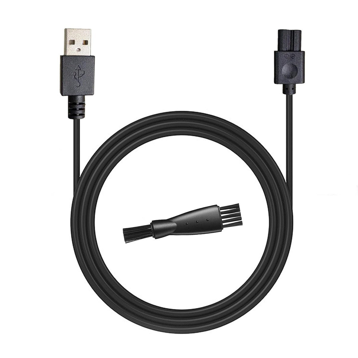 uijino OLOV Elektrorasierer Ladegerät für OLOV Trimmer YP-7032, UL-gelistetes Ladegerät für Elektrorasierer für Männer, 1 Meter Stromkabel, 1 Reinigungsbürste