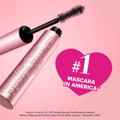 Too Faced Storybook Lashes Travel Size Mascara Set | Better Than Sex + Ribbon Wrapped Lash Tubing Mini Mascara Geschenkset