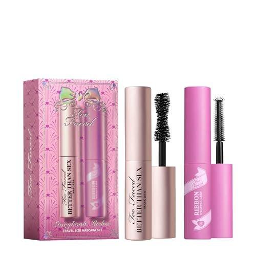 Too Faced Storybook Lashes Travel Size Mascara Set | Better Than Sex + Ribbon Wrapped Lash Tubing Mini Mascara Geschenkset
