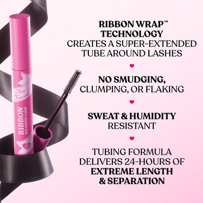 Too Faced Storybook Lashes Travel Size Mascara Set | Better Than Sex + Ribbon Wrapped Lash Tubing Mini Mascara Geschenkset