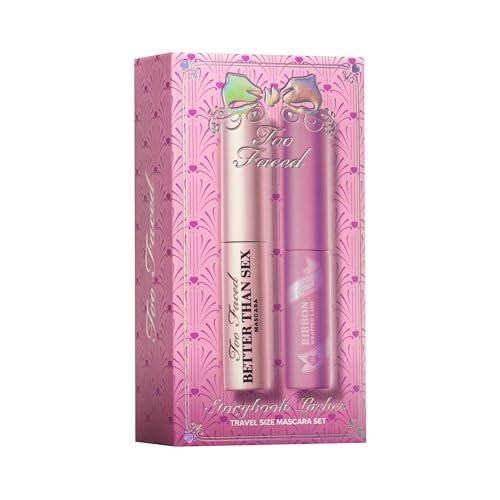 Too Faced Storybook Lashes Travel Size Mascara Set | Better Than Sex + Ribbon Wrapped Lash Tubing Mini Mascara Geschenkset