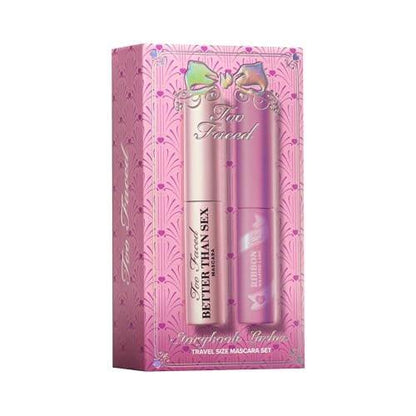 Too Faced Storybook Lashes Travel Size Mascara Set | Better Than Sex + Ribbon Wrapped Lash Tubing Mini Mascara Geschenkset