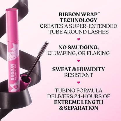 Too Faced Storybook Lashes Travel Size Mascara Set | Better Than Sex + Ribbon Wrapped Lash Tubing Mini Mascara Geschenkset