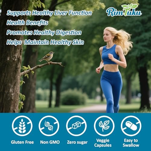 RimTuku 2200 mg TUDCA Supplement mit Mariendistel – 12-in-1 Leberunterstützung, Gallensalze für Leberreinigung & Entgiftung, Unterstützung von Gallenfluss & Gallenblase – 60 Kapseln