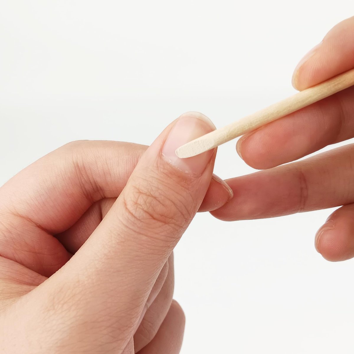 50 Stück Orangenholzstäbchen für Nägel, 4,5 Zoll doppelseitige Nagelhautstäbchen für Maniküre und Pediküre