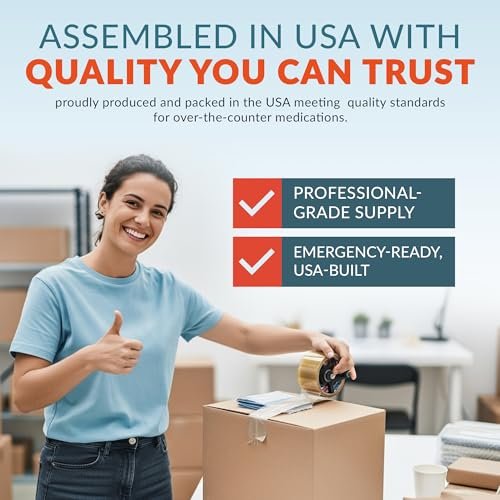 Epic Medical Supply Erste-Hilfe-Set Medikamentennachfüllung – 28 Einzeldosis-Packungen – Notfallmedikamente für Erste-Hilfe-Kit Nachfüllungen, Reisen, Büro, Wohnheim, Camping – Hergestellt in den USA