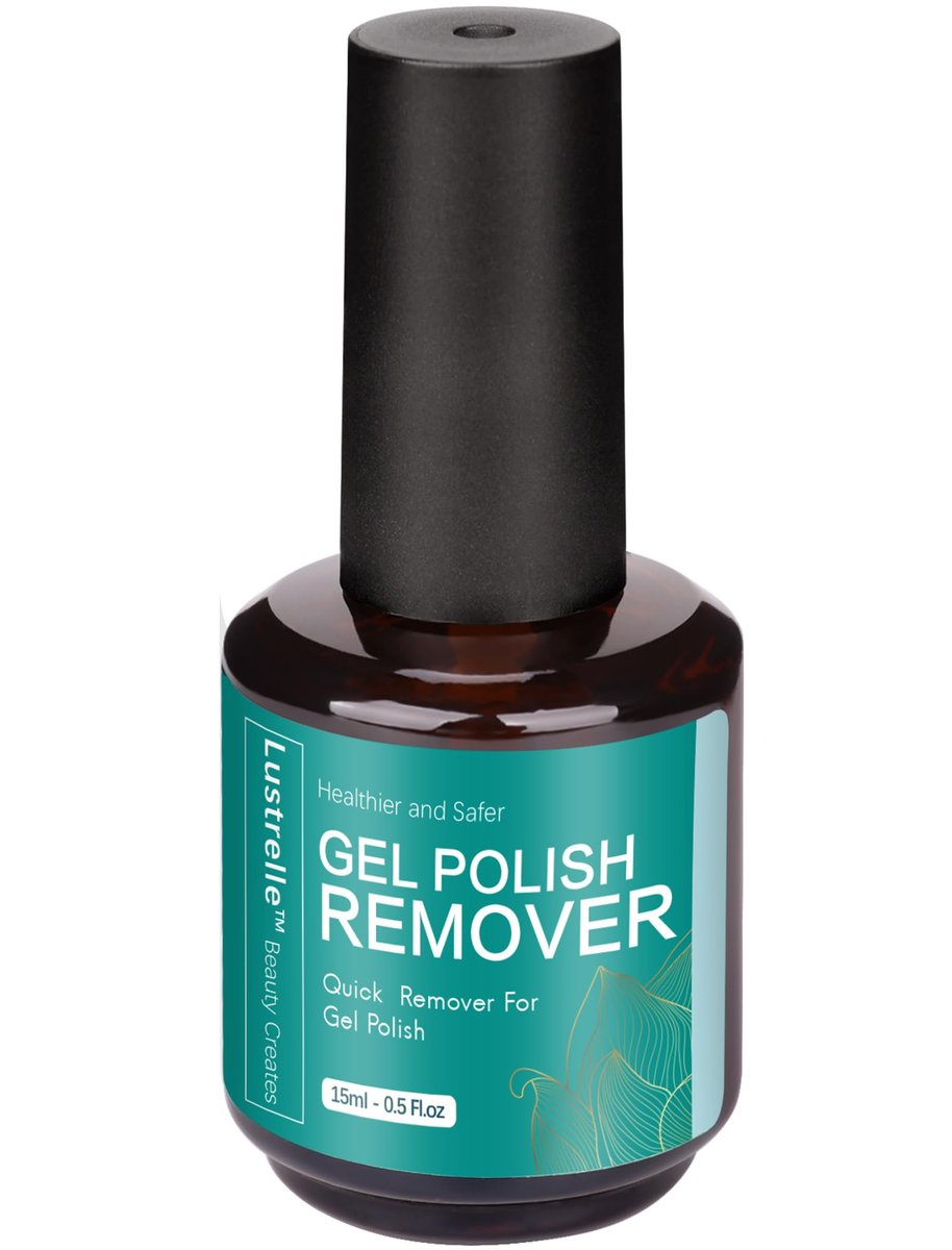 Lustrelle Gel-Nagellackentferner - Professioneller Gelpolitur-Entferner in 2-5 Minuten, ohne Einweichen oder Einwickeln mit Folie, einfach und schnell Nagelstudio zu Hause