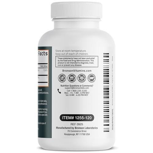 Bronson Vitamin K2 (MK7) mit D3 Extra Starke 2-in-1 Unterstützung, 10.000 IE Vitamin D3 & 120 mcg K2 MK-7, 120 Tabletten