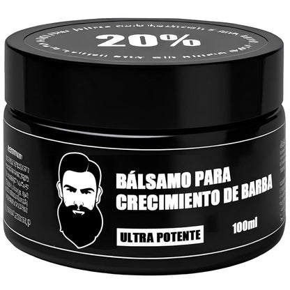 LELLURE Bartöl – Starker Bartwuchs & Pflege für Männer, Apfelstimulierender Balsam, Feuchtigkeitsspendend & Kräftigend, 30 ml