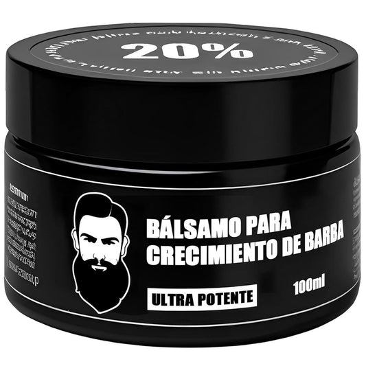 LELLURE Bartöl – Starker Bartwuchs & Pflege für Männer, Apfelstimulierender Balsam, Feuchtigkeitsspendend & Kräftigend, 30 ml