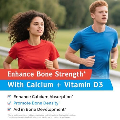 Innate Vitality Calcium 1200 mg mit Vitamin D3, 5000 IE Vitamin D3, absorbierbares Calciumpräparat, Non-GMO, glutenfrei, für Knochen und Immunsystem, 90 Tabletten