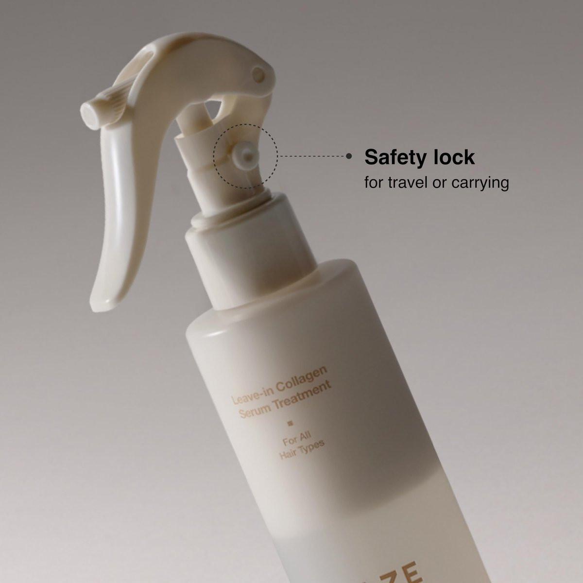 ANAZE Leave-In Collagen Serum Treatment 200ml – Feuchtigkeitsspendender & nährender Nebel für trockenes & krauses Haar – Leichte No-Rinse Formel mit Protein- & Ölschicht, Valentinstag Geschenk für Frauen