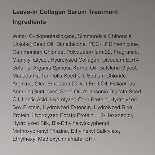 ANAZE Leave-In Collagen Serum Treatment 200ml – Feuchtigkeitsspendender & nährender Nebel für trockenes & krauses Haar – Leichte No-Rinse Formel mit Protein- & Ölschicht, Valentinstag Geschenk für Frauen