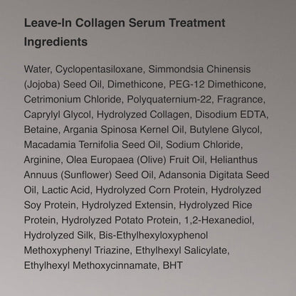 ANAZE Leave-In Collagen Serum Treatment 200ml – Feuchtigkeitsspendender & nährender Nebel für trockenes & krauses Haar – Leichte No-Rinse Formel mit Protein- & Ölschicht, Valentinstag Geschenk für Frauen
