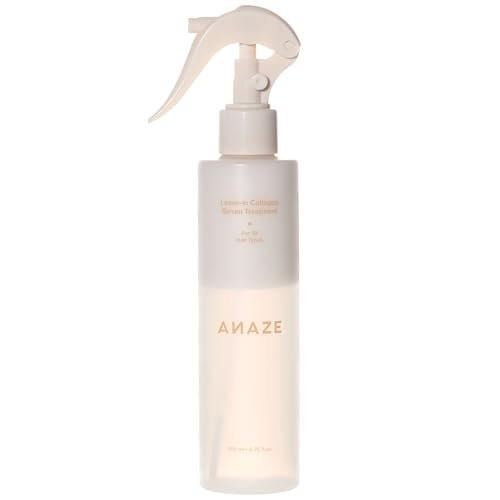 ANAZE Leave-In Collagen Serum Treatment 200ml – Feuchtigkeitsspendender & nährender Nebel für trockenes & krauses Haar – Leichte No-Rinse Formel mit Protein- & Ölschicht, Valentinstag Geschenk für Frauen