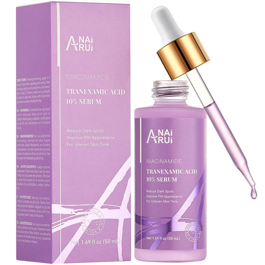 ANAI RUI 10% Tranexamsäure Serum mit Niacinamid, Kojisäure, Ceramid – Hautverfeinernd für alle Hauttypen 50 ml