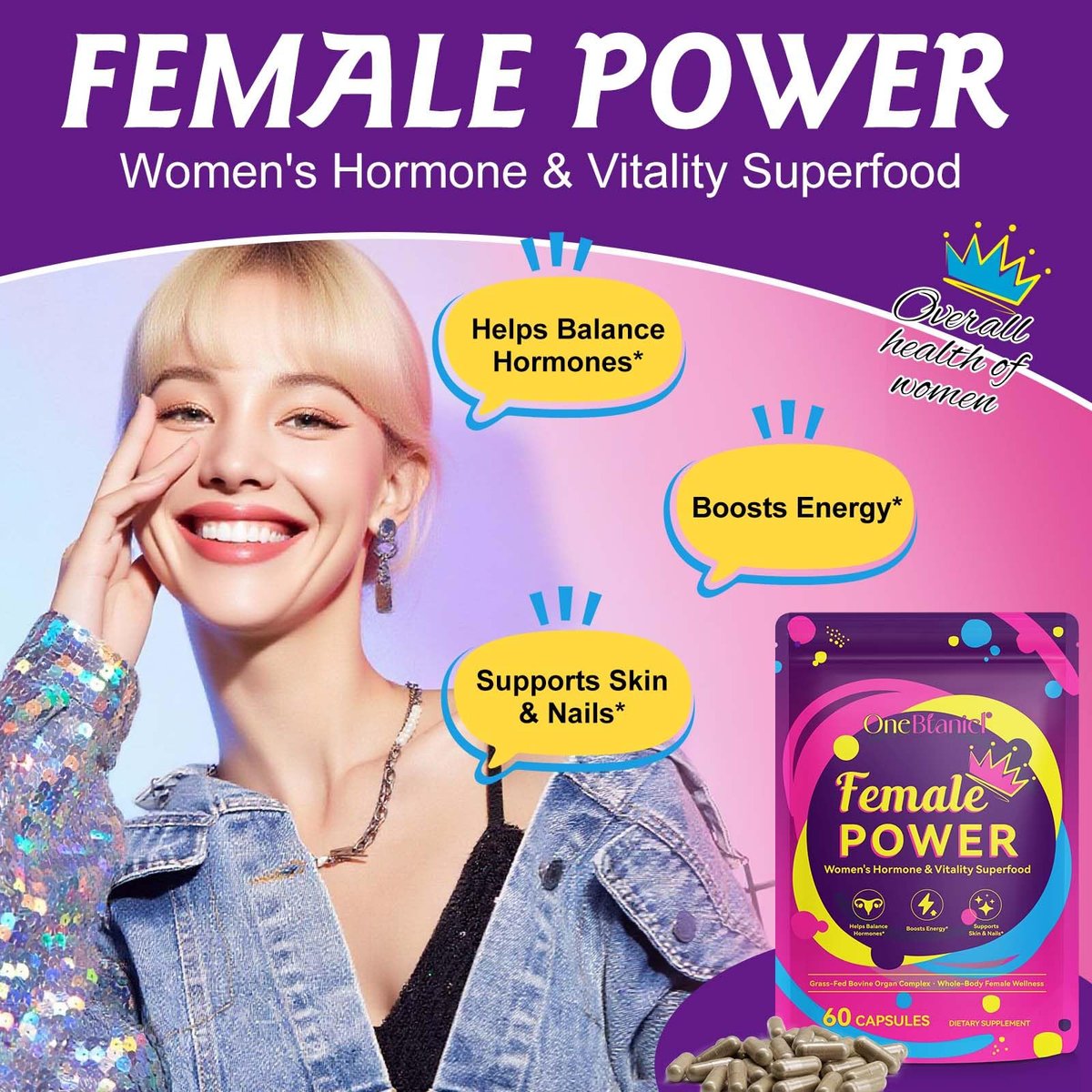 newseel Rinderleber-Organpräparat für Frauen, natürliche grasgefütterte Rinderleberkapseln, unterstützt hormonelles Gleichgewicht, Menstruation, Immunsystem, Haut, Kollagen, B12, Energie & Wohlbefinden - 60 Kapseln