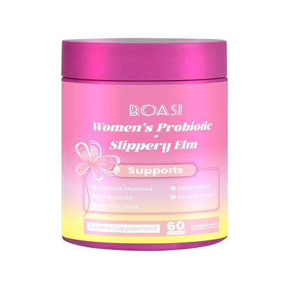 Boasi Frauen Probiotika Ulmenrinde Gummies – Saftiges PH-Gleichgewicht, Vaginale Weibliche Probiotika Ananas Gummies für Verdauungs- und Immunsystem