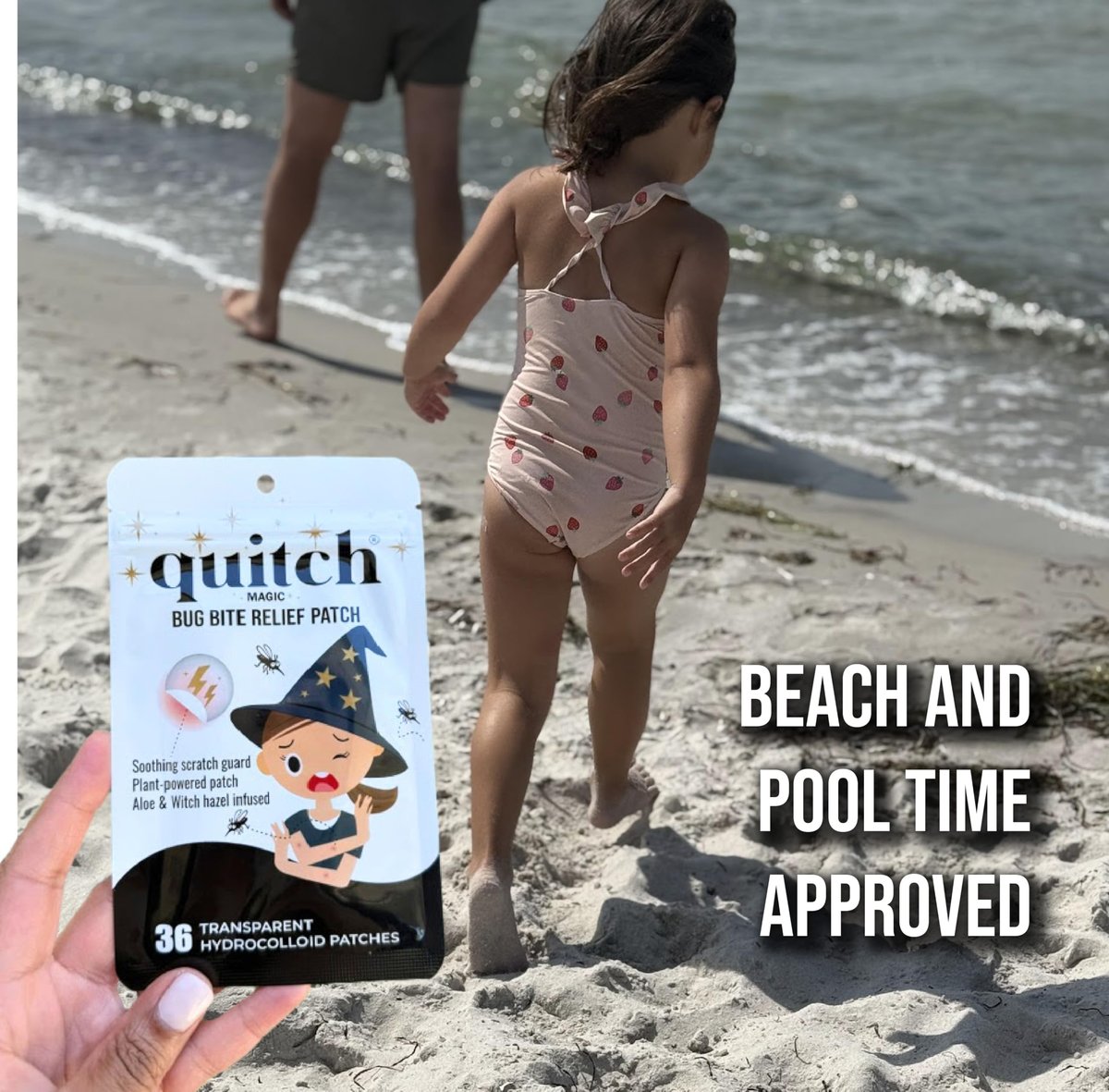 quitch Mückenstich-Stopp Magische Motiv-Pflaster – Insektenstich Relief für Kinder & Babys, Alternative zu Anti-Juckreiz-Cremes, Nach-Stich-Linderung, Reise-Essential für Sommercamp, Kreuzfahrt & Outdoor
