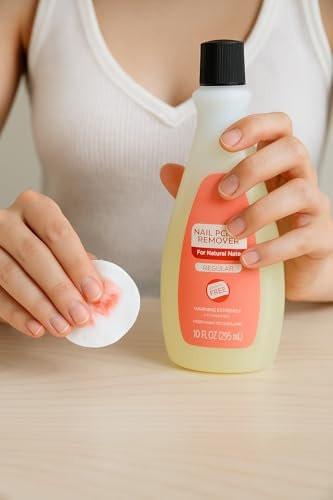 Nagellackentferner für Naturnägel – Reguläre Stärke mit Aceton-Formel, 10 fl oz – Schnell wirkend, für den Salon-Gebrauch