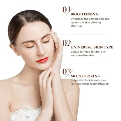 Schwarz-Weiß-Reis-Peeling, neues sanftes Reis-Exfoliant für Gesicht und Körper, Schwarz-Weiß-Reis-Peeling für alle Hauttypen, sanftes Peeling & tiefe Feuchtigkeitsversorgung (Weiß+Schwarz) 2 Stück
