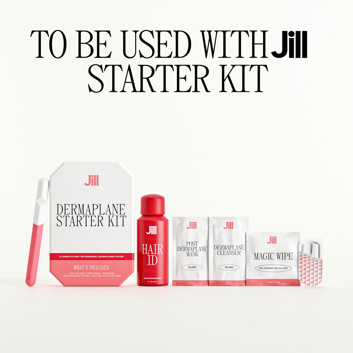 Jill J2 Dermaplane Nachfüllklingen – 12 Premium-Ersatzklingen für Jill Wand, entfernt Flaum & abgestorbene Hautzellen mit schmalen und breiten Klingen für professionelles Peeling, 6 Vollrasuren
