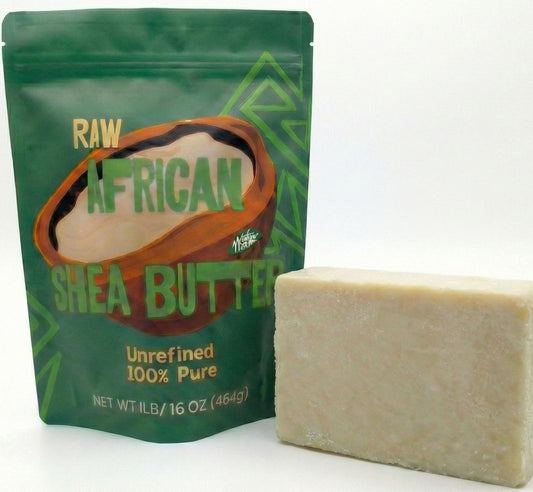 Nimba Foods Rohe Sheabutter Afrika Roh, Unraffiniert, 1 Pfund | 100% Rein für Seifenherstellung, Körperbutter, Haut, Haare, Ekzeme