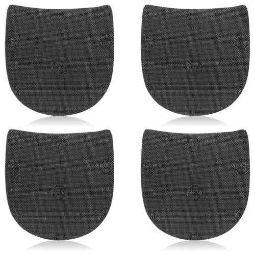 IANFAN 2 Paar Schuhreparatur-Absätze aus Gummi, rutschfest, Absatzreparatur-Set, abschneidbar, 4 mm dick, für Damen und Herren Stiefel