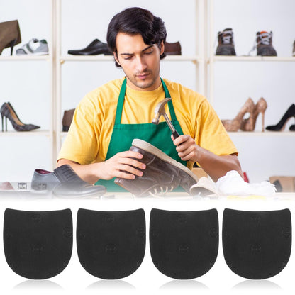 IANFAN 2 Paar Schuhreparatur-Absätze aus Gummi, rutschfest, Absatzreparatur-Set, abschneidbar, 4 mm dick, für Damen und Herren Stiefel