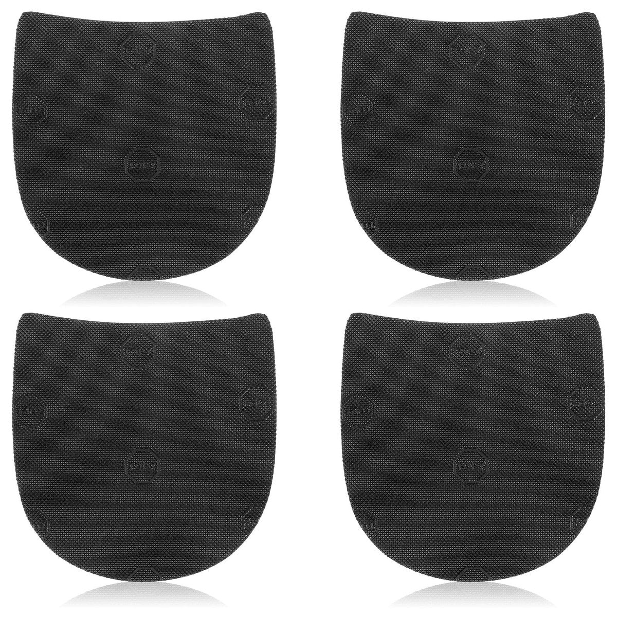 IANFAN 2 Paar Schuhreparatur-Absätze aus Gummi, rutschfest, Absatzreparatur-Set, abschneidbar, 4 mm dick, für Damen und Herren Stiefel