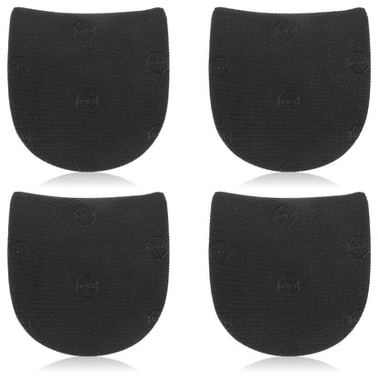 IANFAN 2 Paar Schuhreparatur-Absätze aus Gummi, rutschfest, Absatzreparatur-Set, abschneidbar, 4 mm dick, für Damen und Herren Stiefel