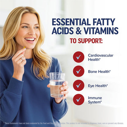 MAV NUTRITION Lebertran Kapseln 1000 mg | Omega 3 + Vitamin A & D3 | Wild gefangenes isländisches Lebertran, molekular destilliert | EPA DHA Omega 3 Nahrungsergänzung für Knochen- und Immunsystem | 60 Stück