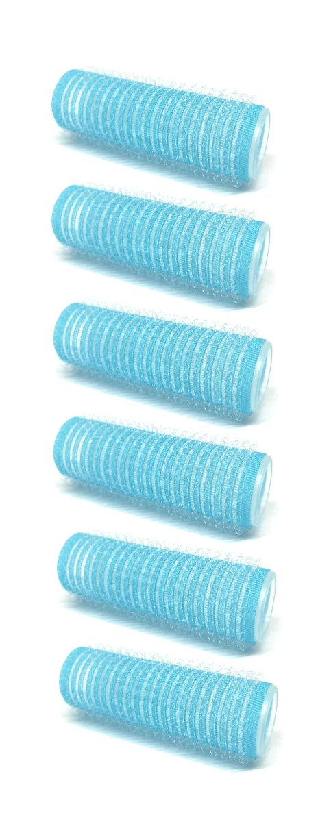 6er-Pack kleine selbstgreifende Haarwickler – 20 mm (0,8") Lockenwickler für Volumen, Zufallsfarbe