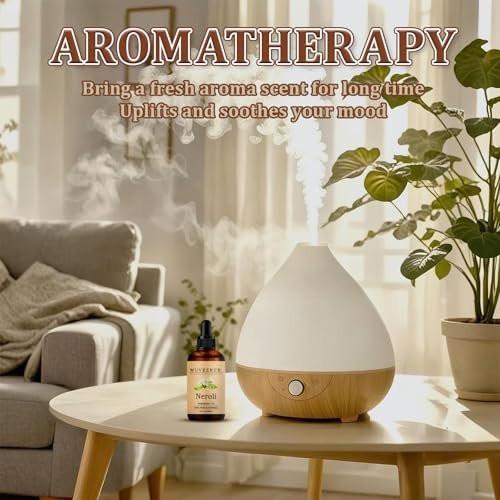 Wuvezrub Neroli Öl 30 ml – 100% reines und natürliches ätherisches Öl für Aromatherapie-Diffuser – 1 Fl Oz