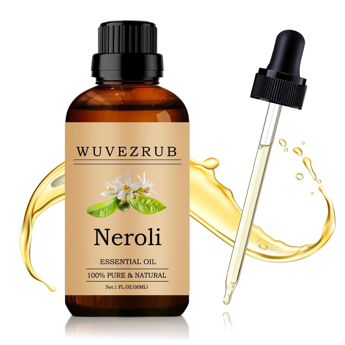 Wuvezrub Neroli Öl 30 ml – 100% reines und natürliches ätherisches Öl für Aromatherapie-Diffuser – 1 Fl Oz