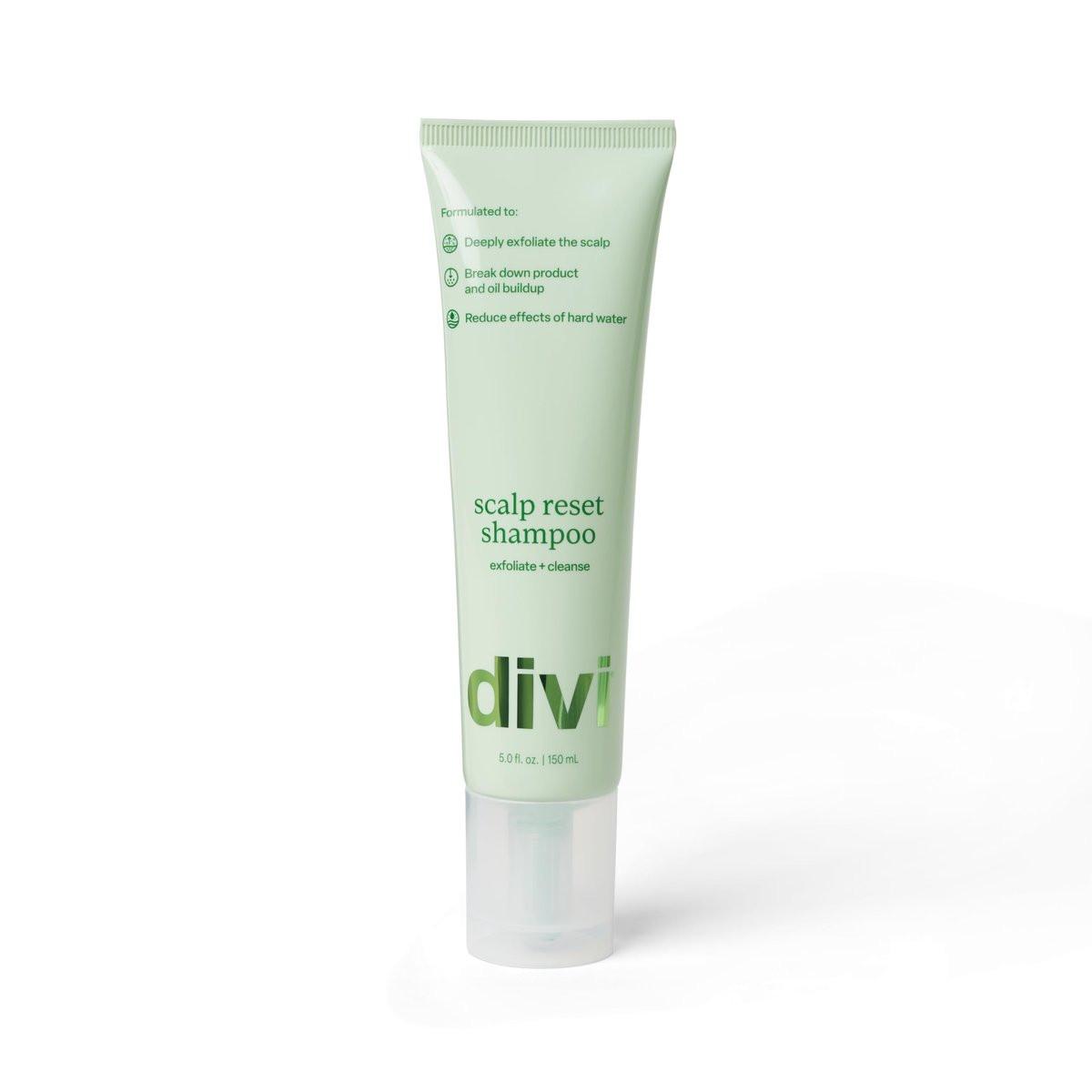 Divi Clarifying Scalp Reset Shampoo – Tiefenreinigendes Shampoo gegen Produktrückstände und Kalkablagerungen, 34 Fl Oz