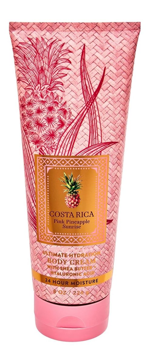 Bath & Body Works Ultimate Hydration Body Cream für Frauen – 236 ml (Costa Rica Pink Pineapple Sunrise)
