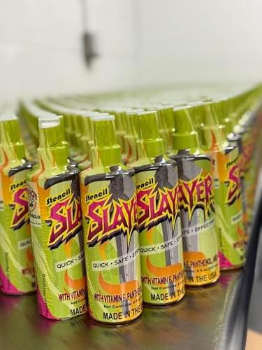 Prodigy Stencil Slayer Pro Tattoo Stencil Entferner, 240 ml, mit Vitamin E, Panthenol und Aloe