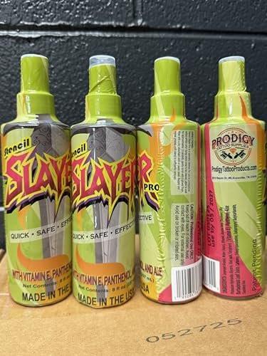 Prodigy Stencil Slayer Pro Tattoo Stencil Entferner, 240 ml, mit Vitamin E, Panthenol und Aloe